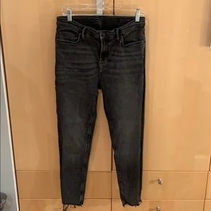 Allsaints Grey Ankle Length Jeans